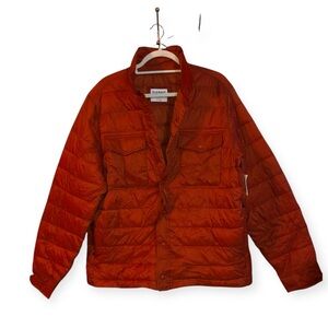NWT- Old navy men’s orange puffer coat
